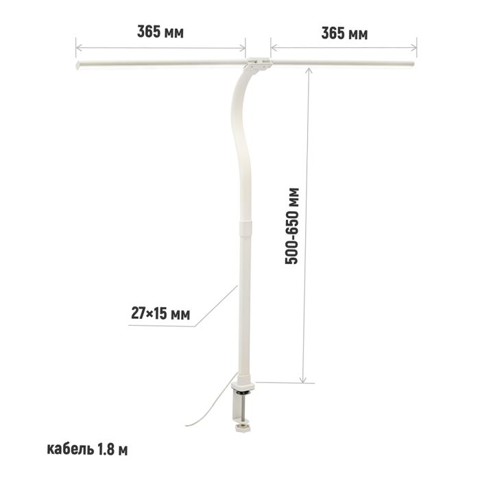 Характеристики Светильник настольный Anatomica Smart-408 Характеристики Светильник настольный Anatomica Smart-408